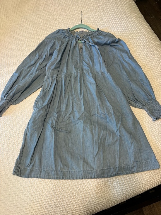 Old Navy Dresses & Skirts - Old Navy Light Blue Cotton Tunic Dress with Pocketa